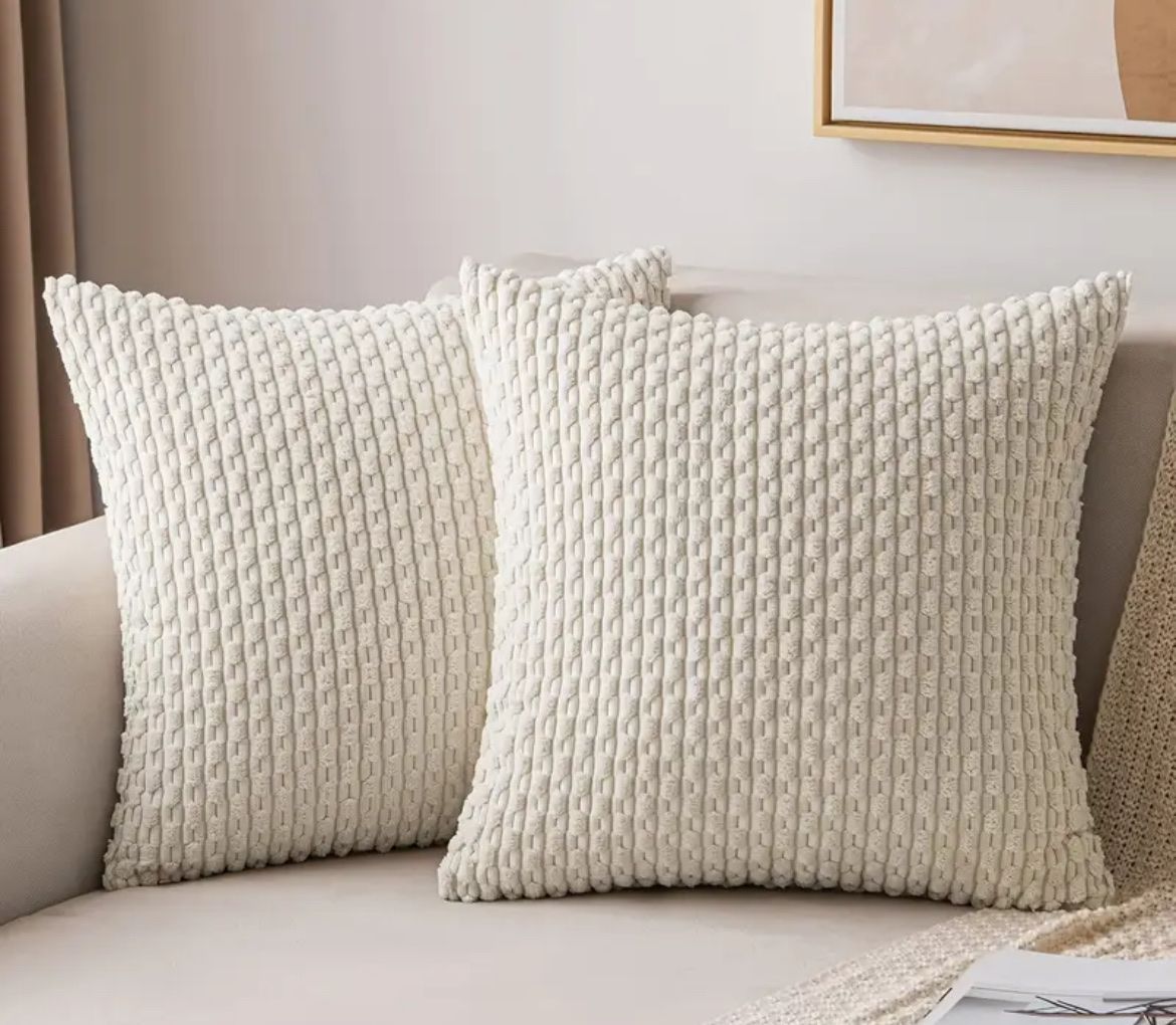 Biancheria da letto: Weiß Beige Kissenbezug – Usato da Horw venduto da jvnrti 2