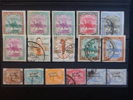 Sudan British Lot mit alten Werten I