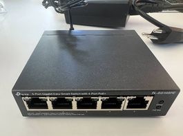 TP-Link TL-SG105PE  Switch Gigabit 5 ports / 4 ports PoE+
