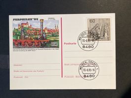 BRD 1985 Ganzsache Weltpostkongress Hamburg Ferphilex Weiden