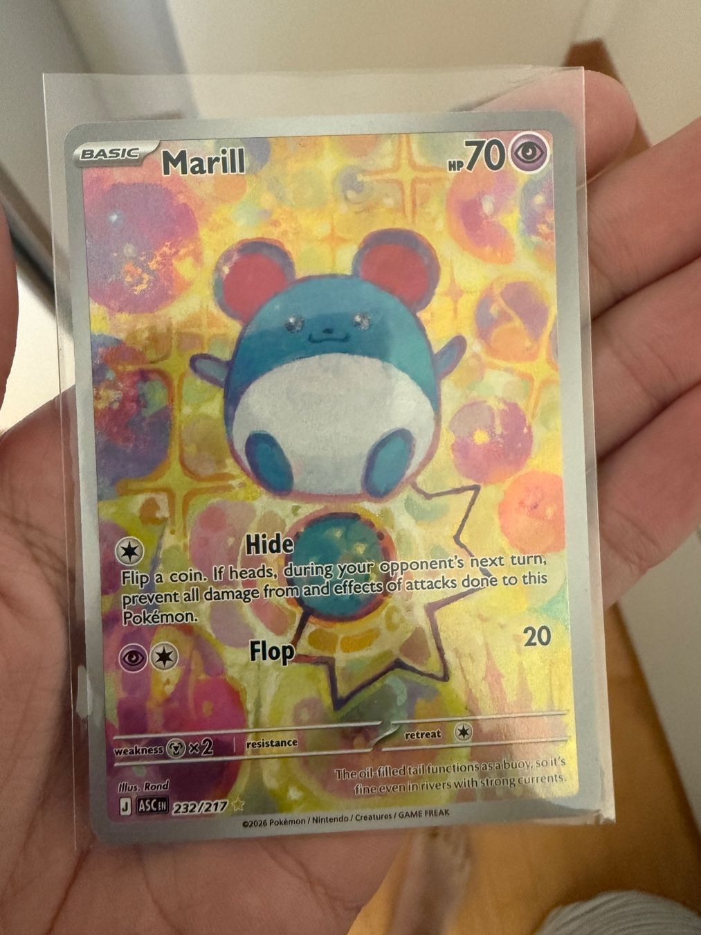 Pokémon Carte collezionabili: Marill 232/213 ASC EN – Usato da Hünenberg See venduto da jos_d7d8