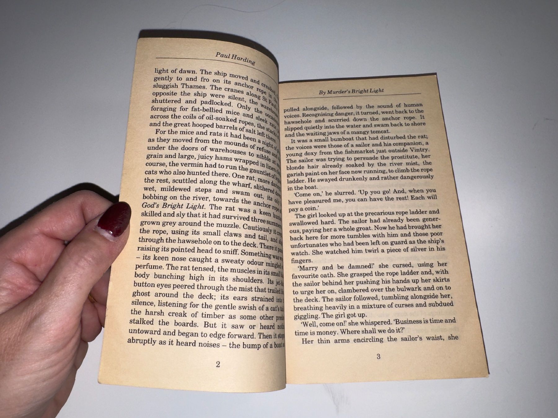 Libri: NOVEL: Paul Harding, By murder's bright light – Usato da Grosswangen venduto da English_books 3