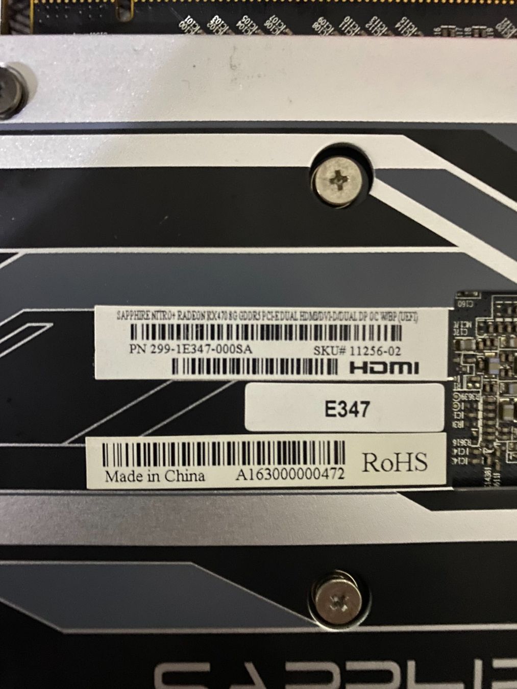 Schede grafiche: SAPPHIRE NITRO+ Radeon RX 470 + 8G GDDR5 – Usato da Bülach venduto da samang 5