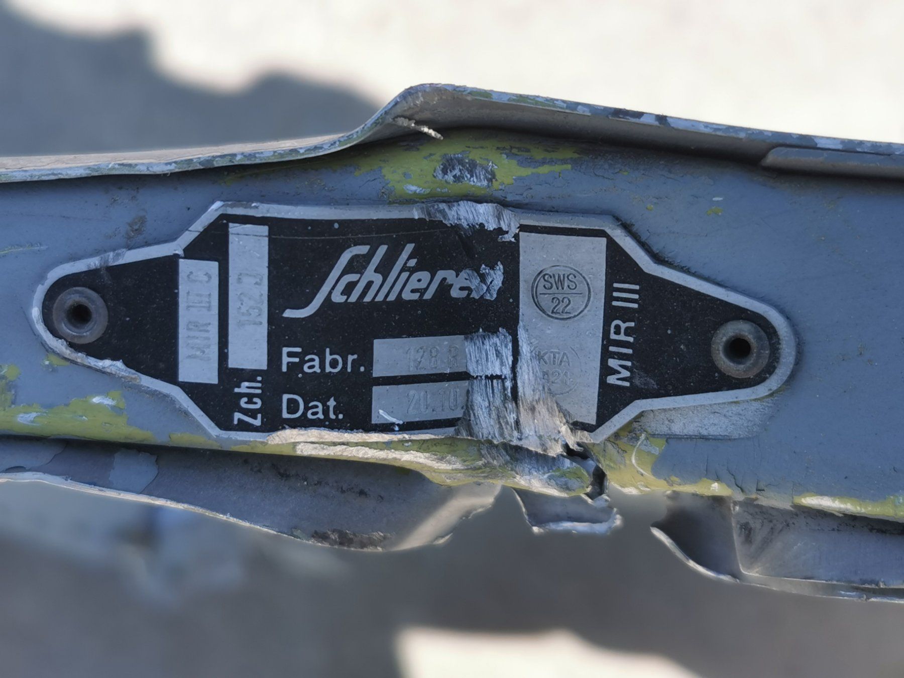 Misurare: Klappe Mirage III Luftwaffe Fliegertruppe – Usato da Neuenkirch venduto da bf-109 2
