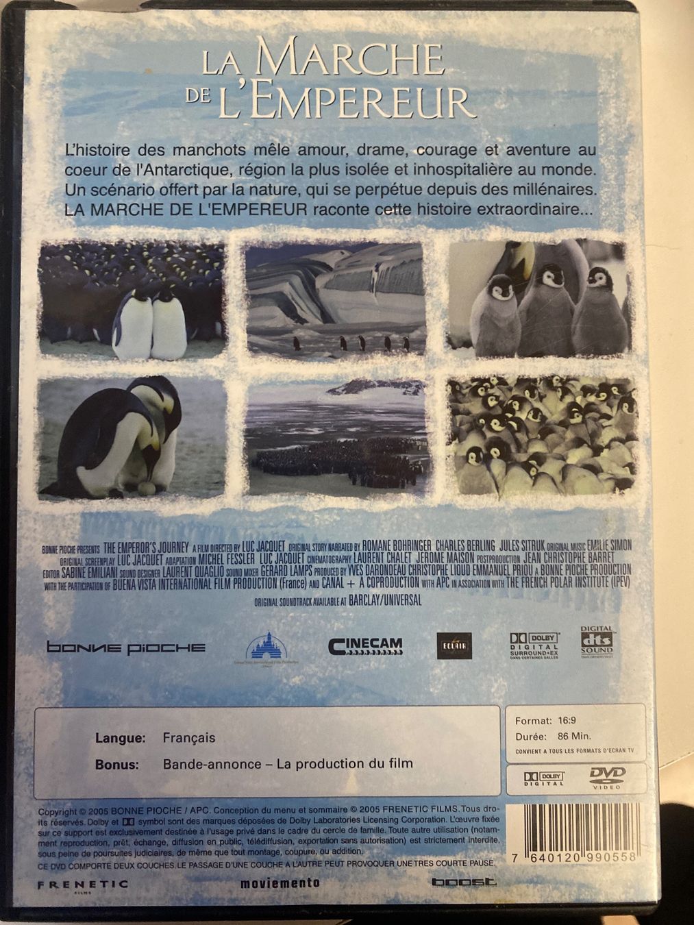 Tutti i DVDs: DVD La Marche de l'Empereur – Usato da Le Brassus venduto da cinema13 1