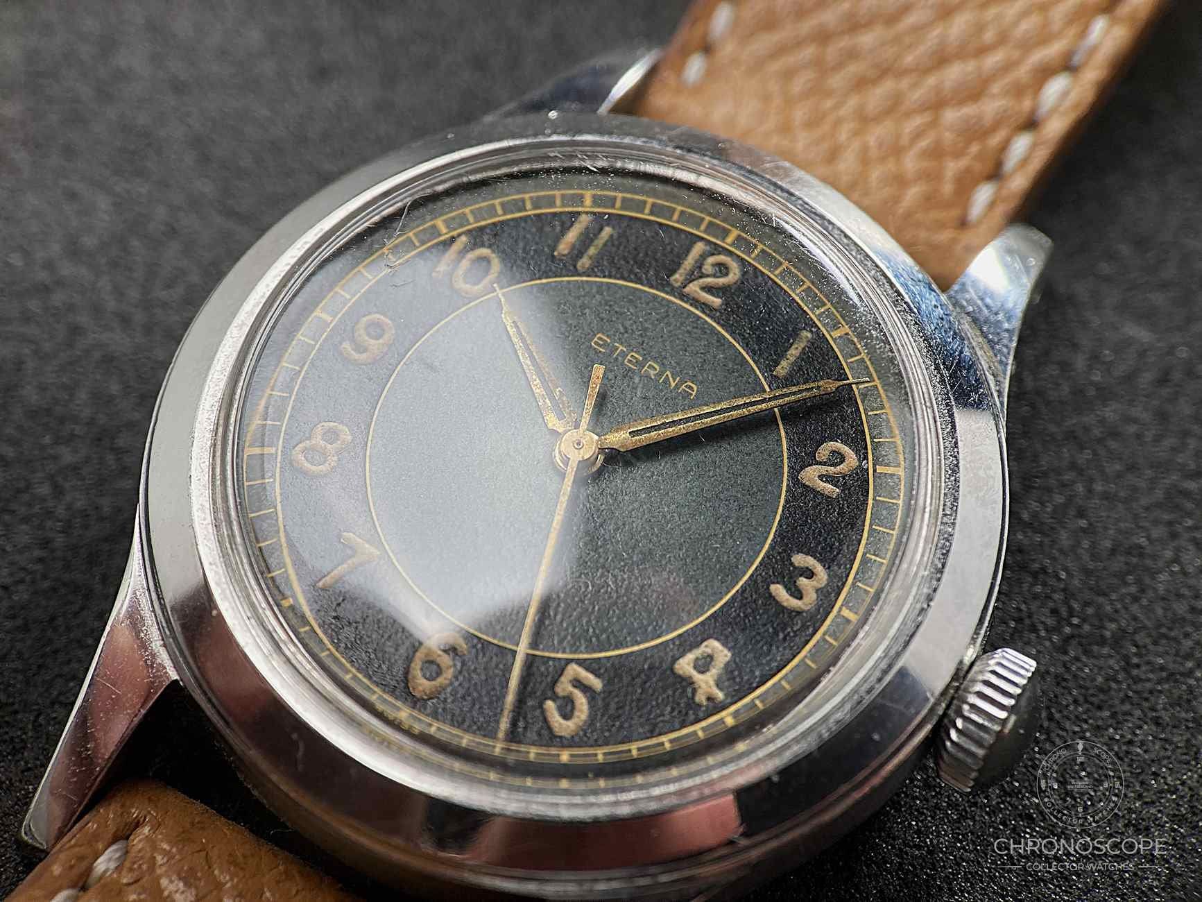 Eterna Uhren: Eterna “Gilt Dial” Oversize Wristwatch – Gebraucht aus Luzern von ChronoScope6004 7