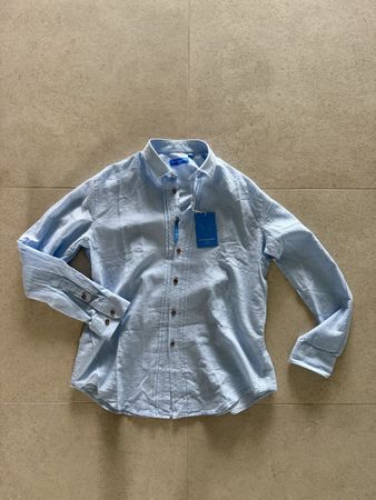 Trachtenhemd hellblau Gr. L - NEU mit Etikett