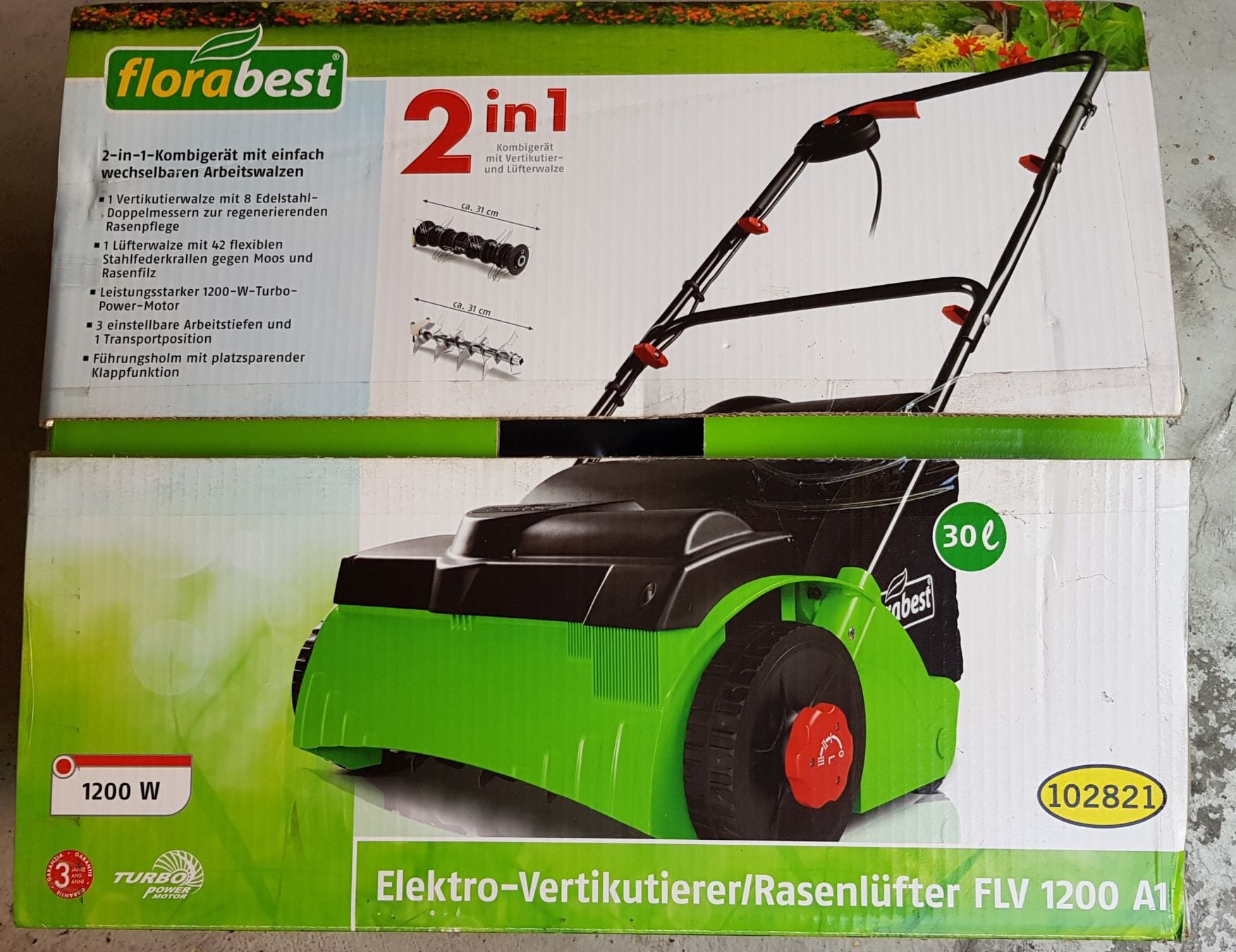 Attrezzi per la lavorazione del suolo: VERTIKUTIERER elektrisch – Nuovo e nell'imballaggio originale da Dübendorf venduto da Peter032 1
