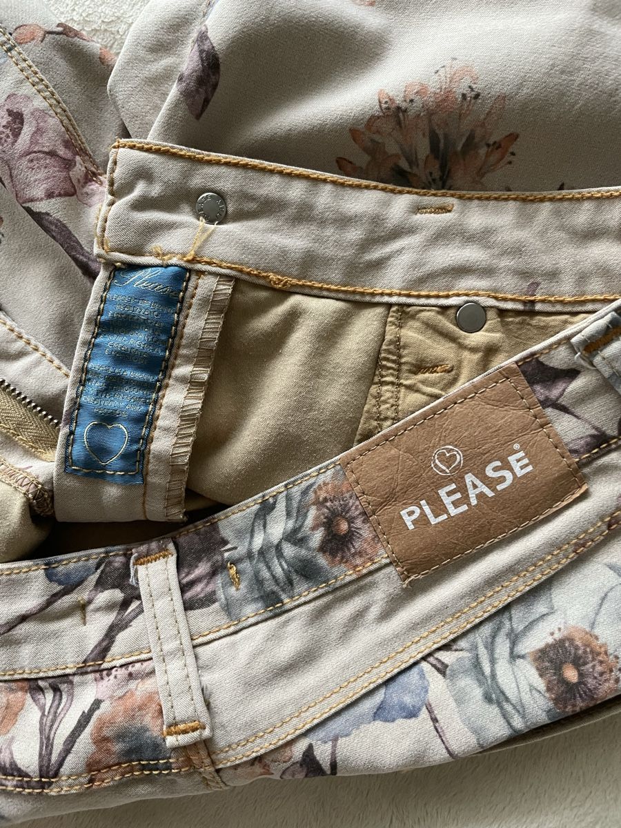 Please Jeans Pantaloni: Damen Hose floral Grösse M  – Usato da Luzern venduto da andyke 4
