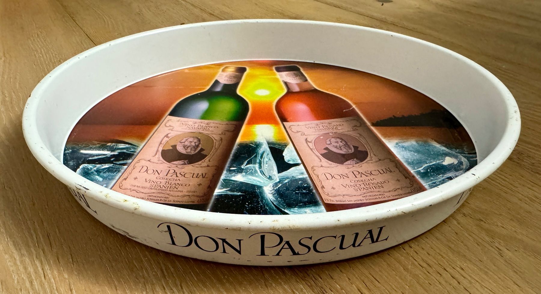 Piatti di portata: Schönes Serviertablett Don Pascual Werbung Tablett – Usato da Rothrist venduto da Luckywinner 1