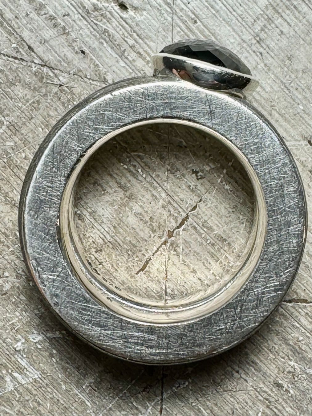 Anelli: Riesengrosser - echter, hochwertiger schwarzer Diamant-Ring! – Nuovo e nell'imballaggio originale da Jona venduto da Herzschmiede 3