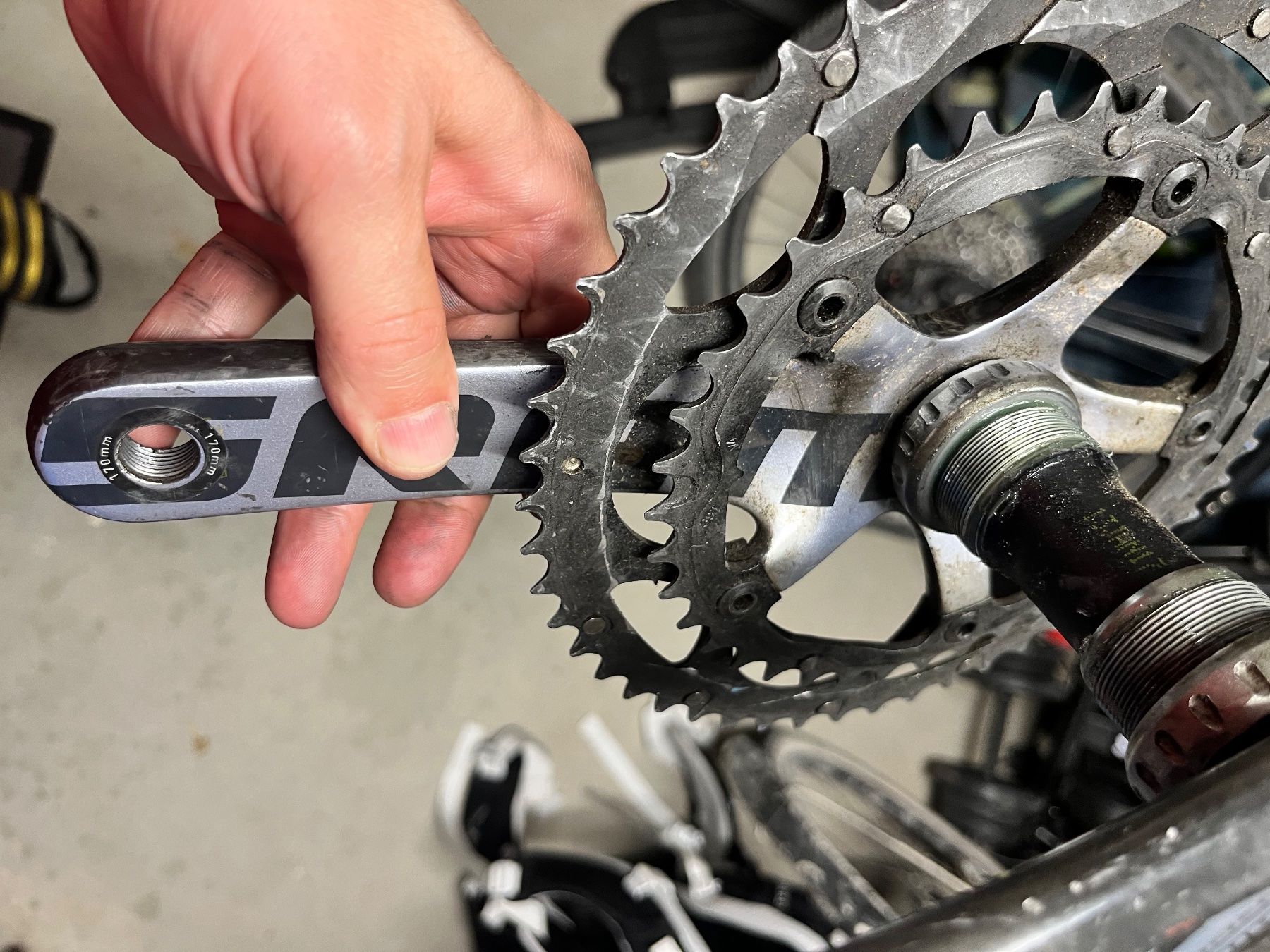Sram Pezzi di ricambio: SRAM Crank 170mm 2x10 & BSA BB – Usato da Wabern venduto da mnc_m8c7 1