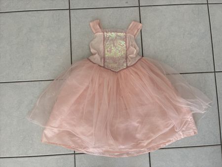 Prinzessinkleid ,Kleid rosa mit Pailletten Tüll guter Zustan
