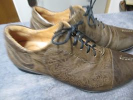 Think! Halbschuhe, braunes Leder, Grösse 36