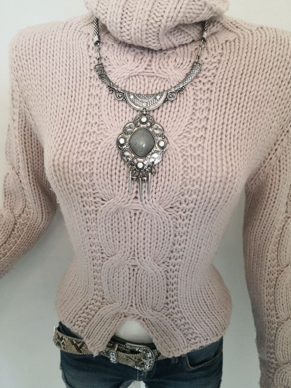 Maglioni & Felpe: 🤩ICM ROLLKRAGEN-STRICK-PULLOVER ROSA – Usato da Olten venduto da Naja-Twins-Twins 5