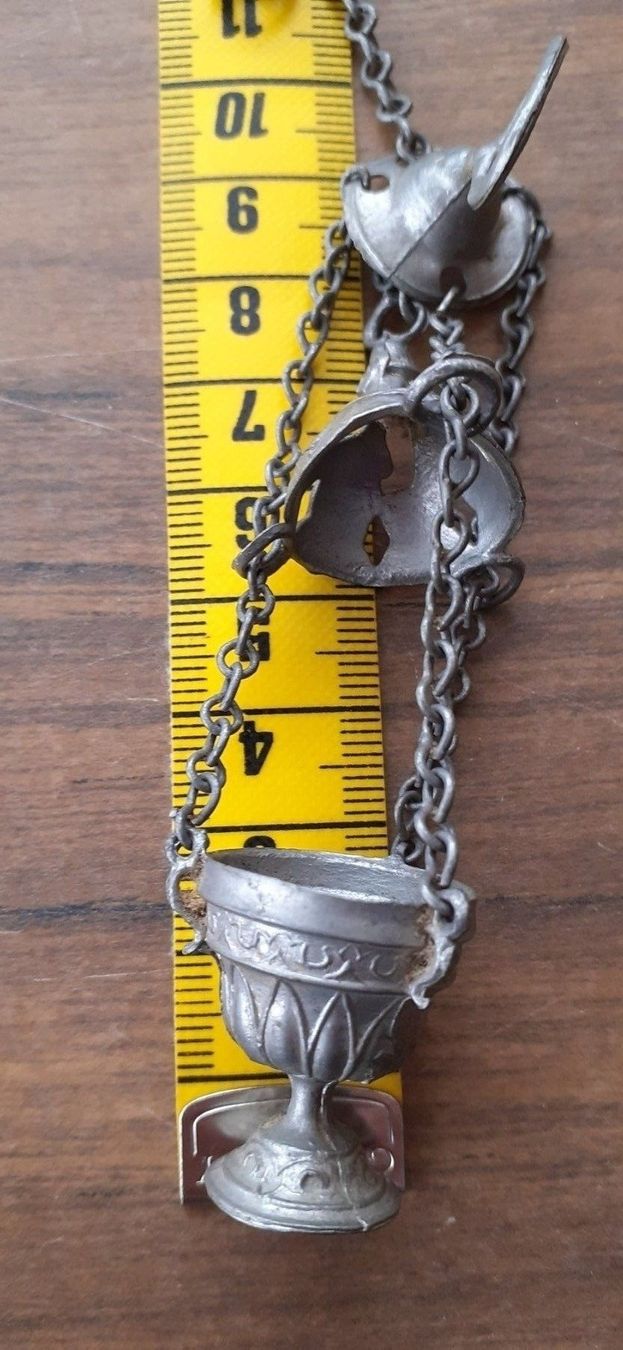 Statuette: Weihrauchfass sakral Miniatur antik – Usato da Mörschwil venduto da antiksalon 7