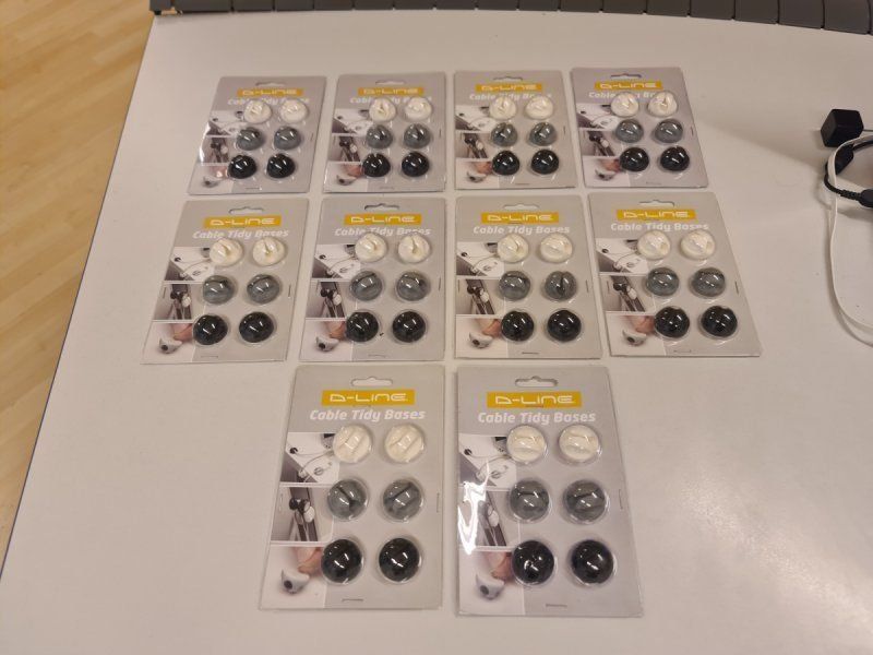 Kits de loisir créatif: 10 Pack D-Line selbstkleb. Kabelfixierer ab 1.- – Neuf (Voir description) à KRINAU par Mio_Liqstyle 4