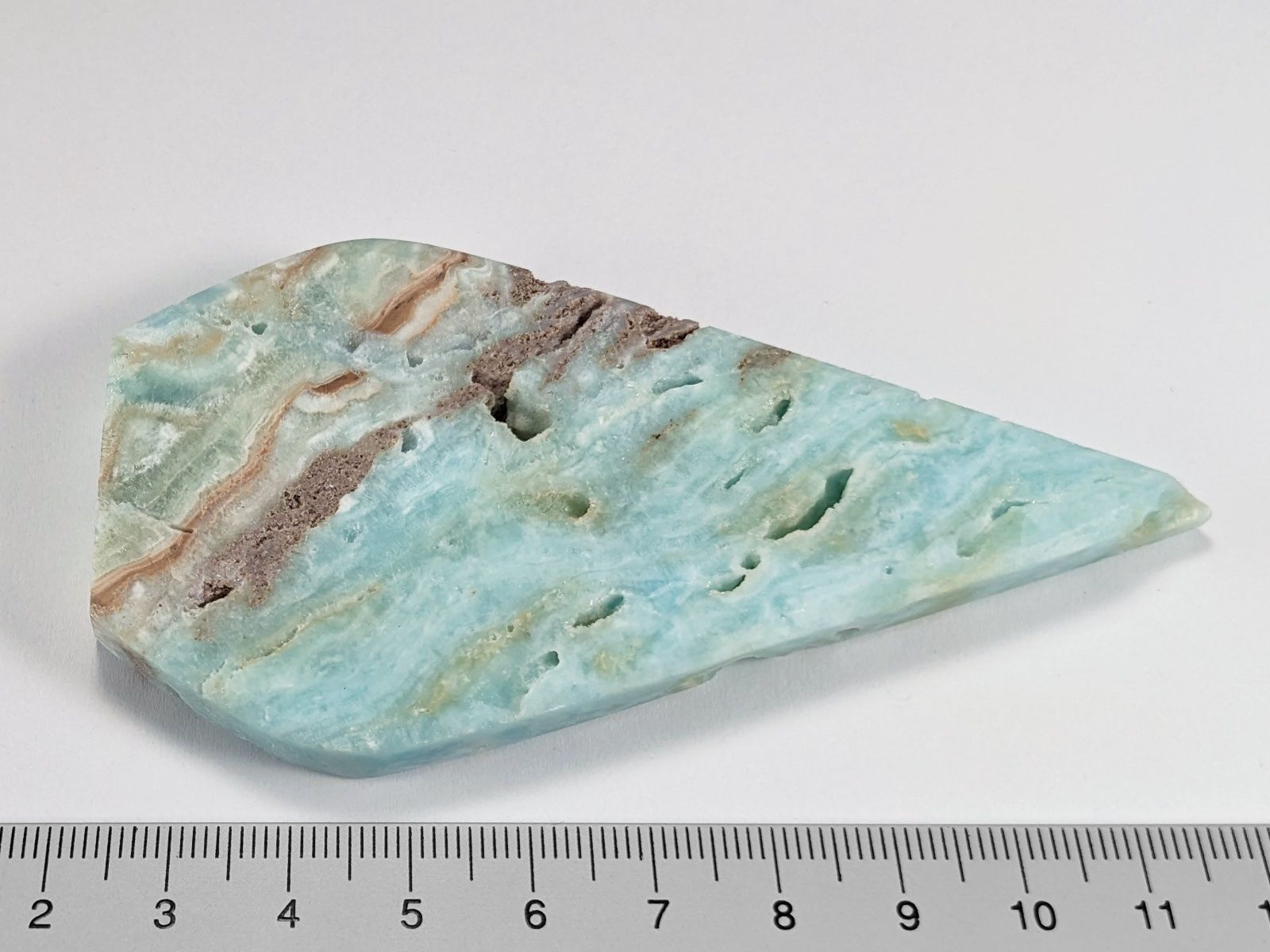Minerali & Pietre curative: Blauer Aragonit mit Stehfläche 9,8cm  69 Gramm – Nuovo e nell'imballaggio originale da Meilen venduto da StoneGarden 1