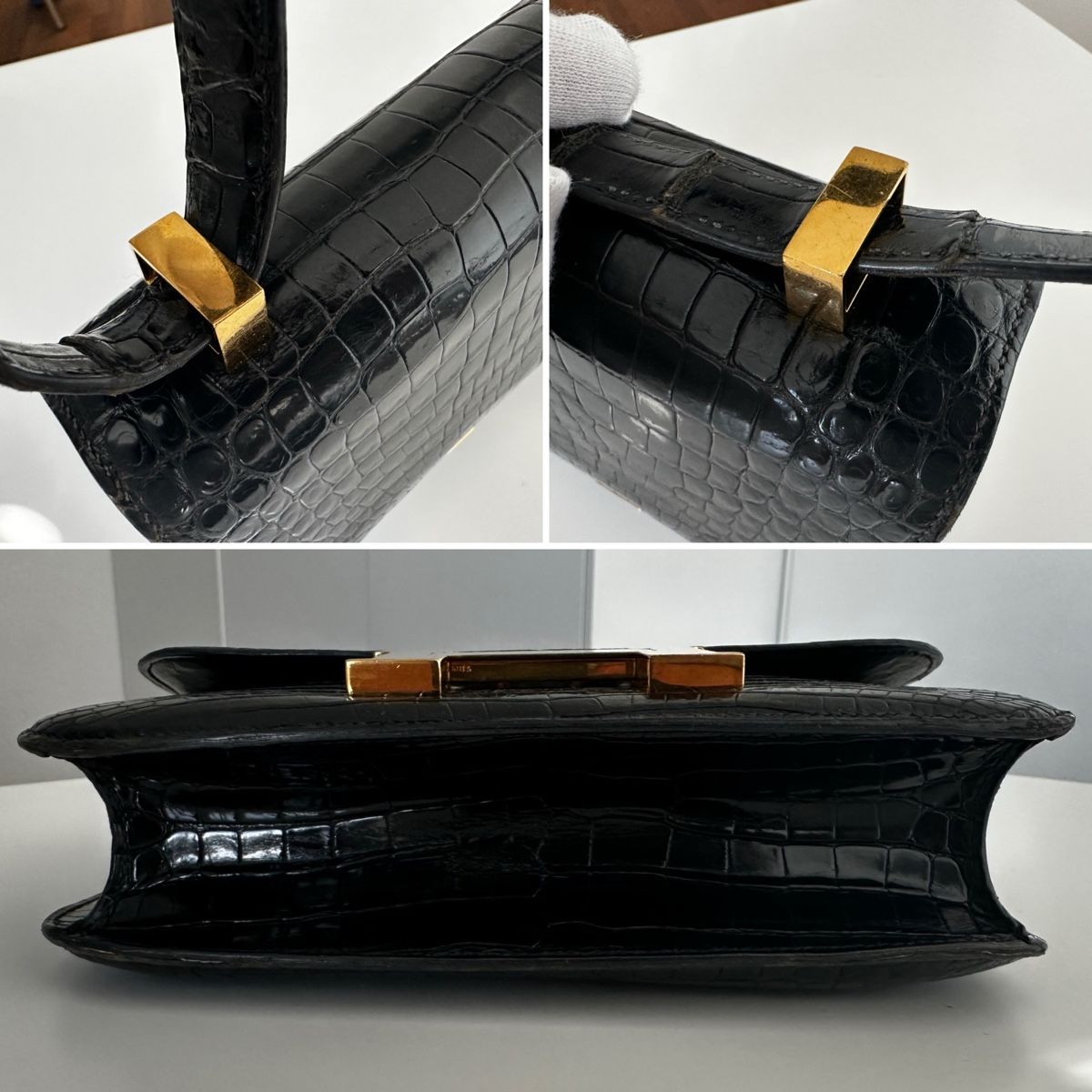 Taschen: Hermès Constance 23 Porosus – Gebraucht aus Zuzwil SG von Seache 4