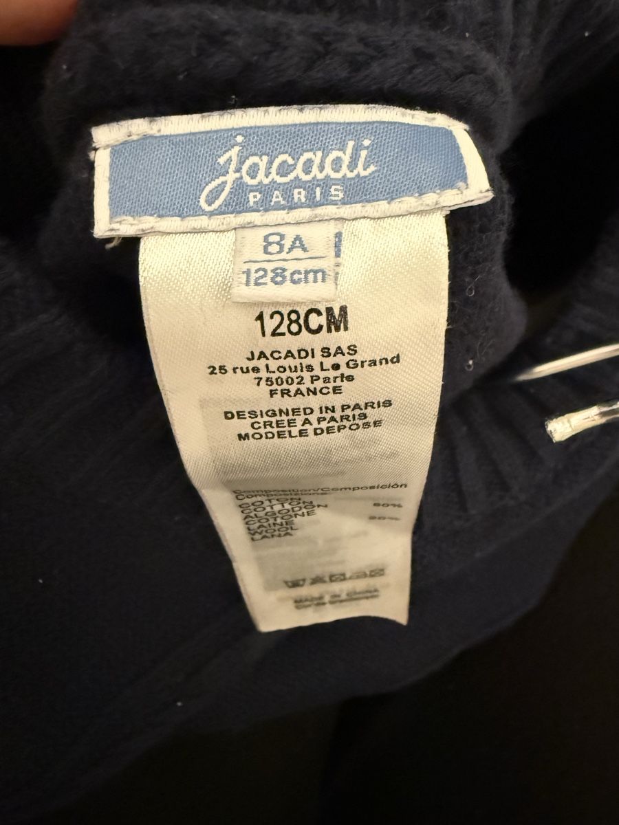 Jacadi Pullover & Sweatshirts: Jacadi Strickpullover, Gr. 128 (8J), dunkelblau – Gebraucht aus Ebikon von InesUndElf 2