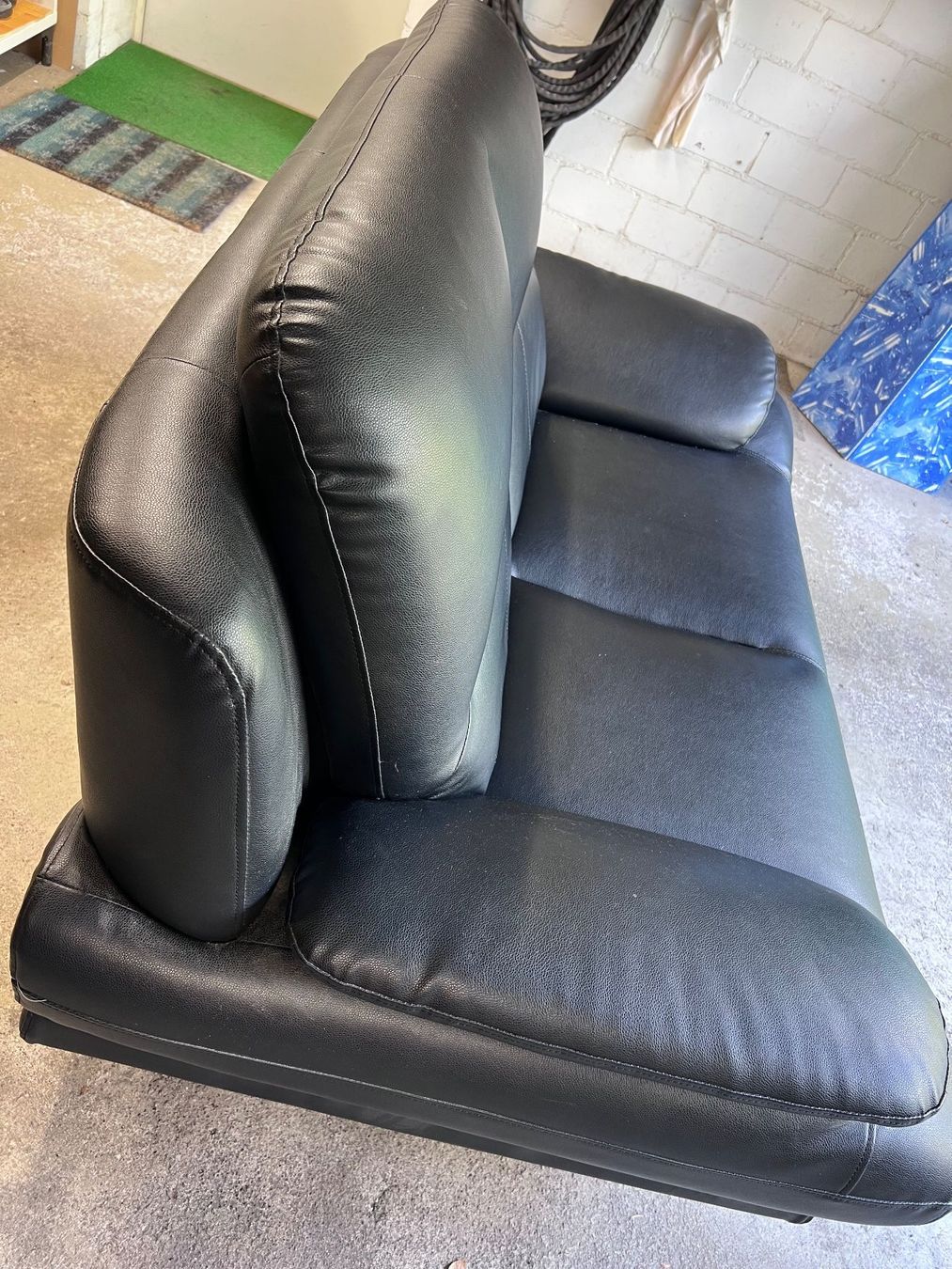 Divani: 2er Sofa Kunstleder – Usato da Baden venduto da culivan 2
