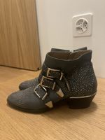Chloé Ankle Boots mit Nieten & Schnallen – Leder – Gr. 37