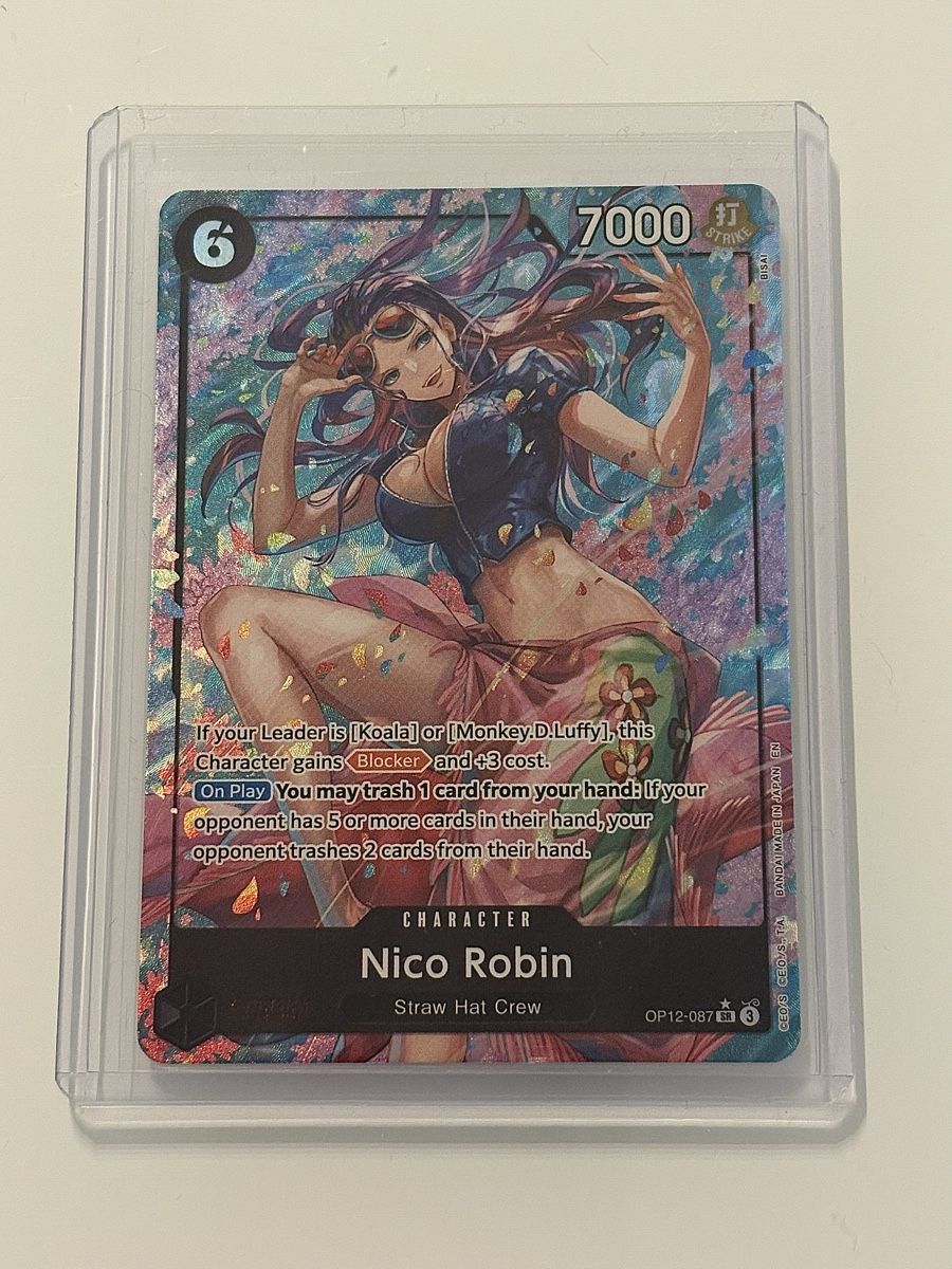 Bandai Carte collezionabili: One Piece TCG - Nico Robin OP12-087  – Nuovo (secondo la descrizione) da Pieterlen venduto da Mira_o7