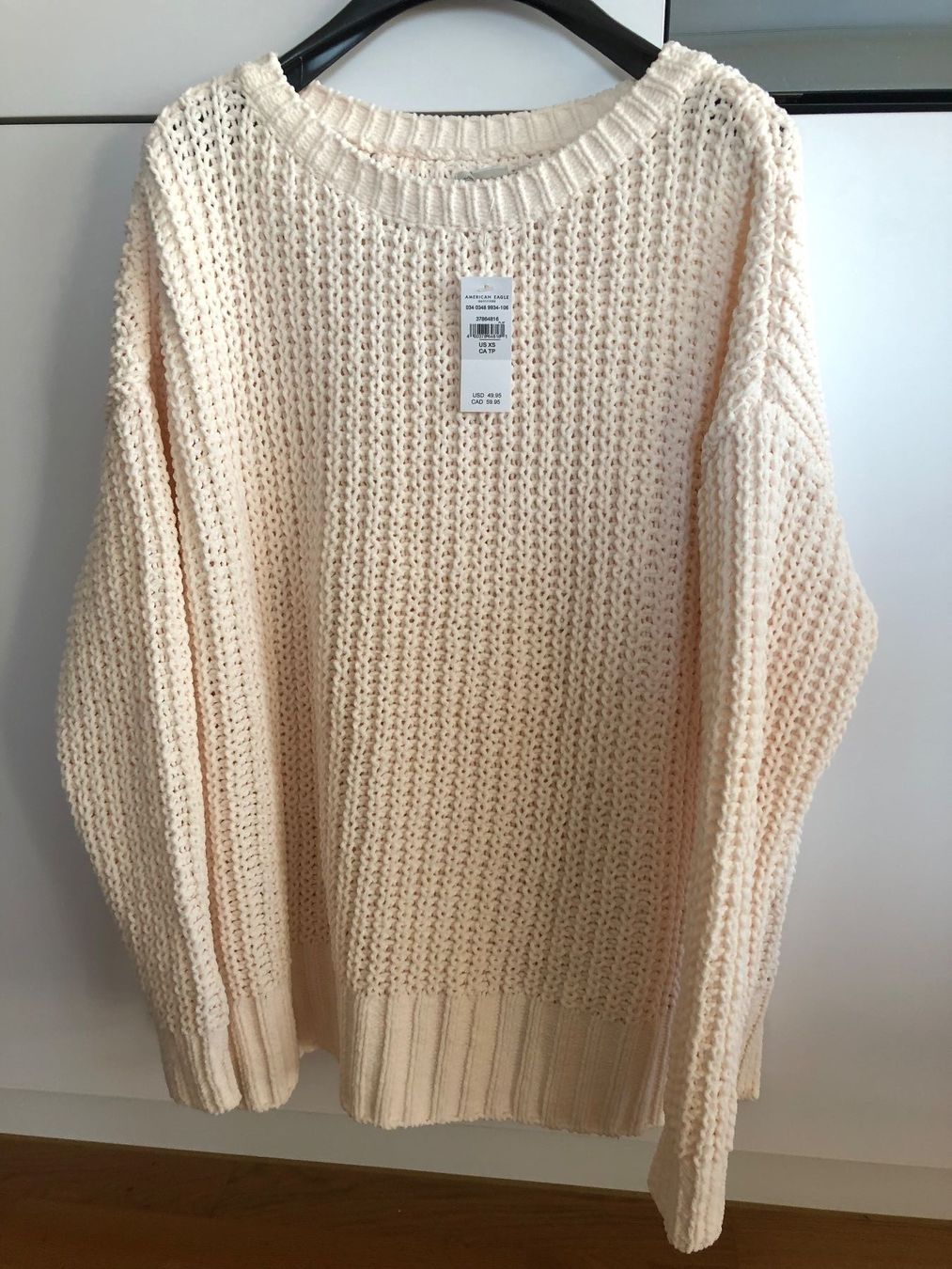 American Eagle Pullover & Sweatshirts: Schöner weisser Pullover v. AMERICAN EAGLE, NEU m. Etikette! – Neu und originalverpackt aus Wettswil von paradores