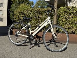 E-Bike Leopard City Explorer 28 Zoll 44 cm Rahmen beige