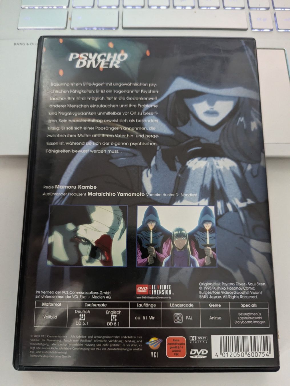 Tutti i DVDs: Psycho Diver - Anime DVD – Usato da Hünenberg See venduto da SpecialEditionGaming 1