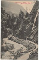 Ragaz, Auf dem Wege zur Taminaschlucht um 1905