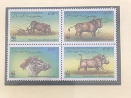 Dschibuti 2000 Satz WWF Eritrea-Warzenschwein postfrisch