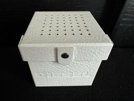 DIESEL Uhrenbox weiss Lederoptik