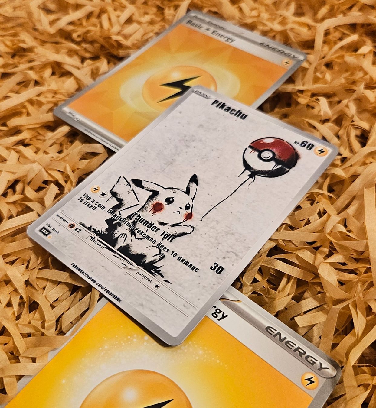 Pokémon Carte collezionabili: Pikachu (Banksy) custom card – Nuovo (secondo la descrizione) da Yverdon-les-Bains venduto da sen_dh25 2
