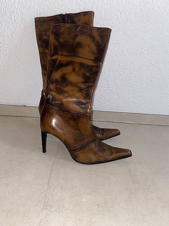 Scarpe da donna: Stiefel echt Leder weich und modisch  – Usato da Biel/Bienne venduto da djadobaba 1