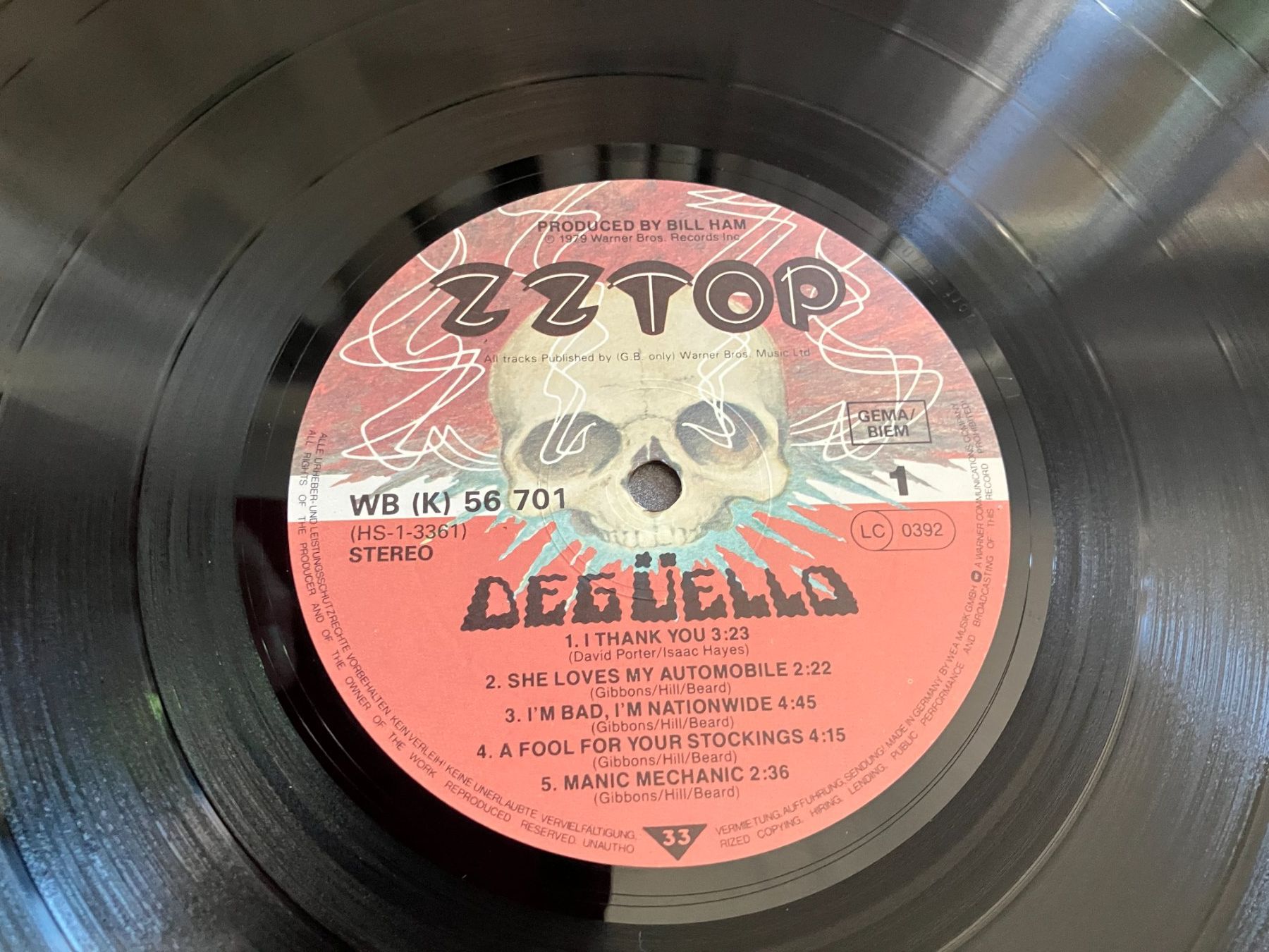 Dischi in vinile: ZZ Top – Usato da Aarwangen venduto da Jukebox3 7