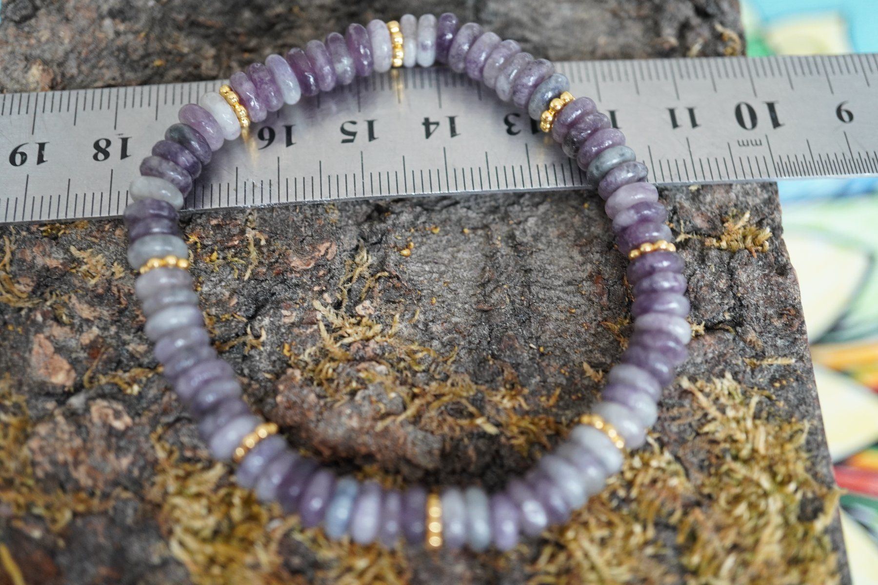 Bracelets: Lepidolith   Armband  6mmx2mm  18,5cm   TOPSTONE – Neuf avec emballage d'origine à Eschenbach SG par topstone 2