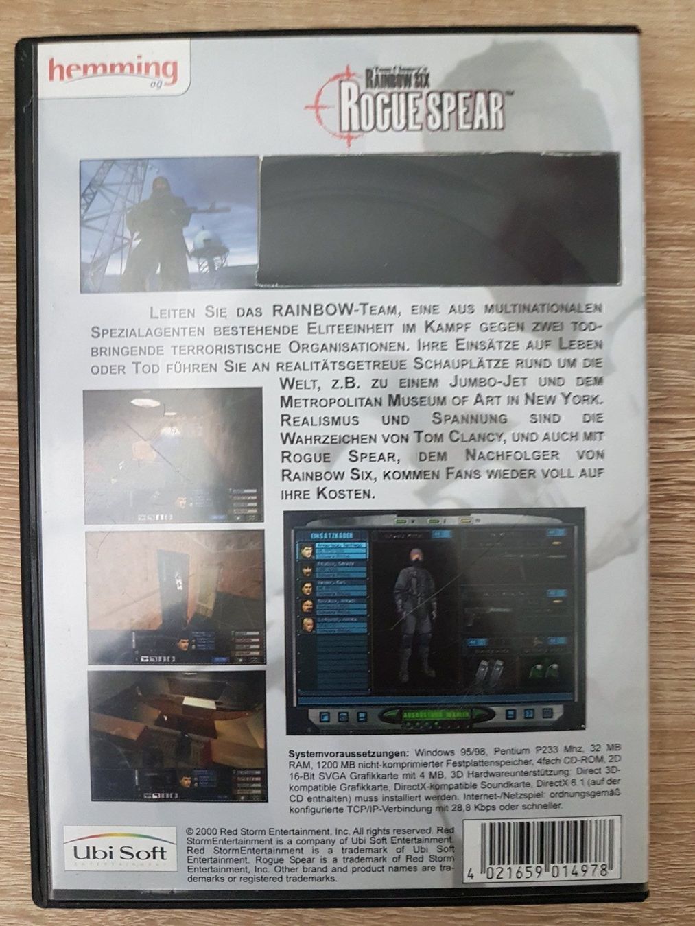Giochi: Rainbow Six: Rogue Spear - PC – Usato da Carouge GE venduto da Franllo 1
