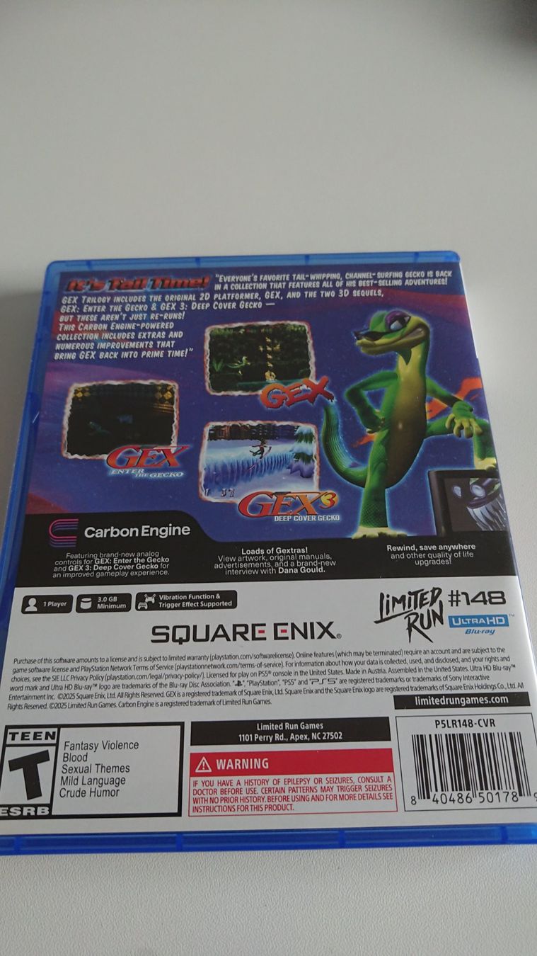 Jeux: Gex Trilogy PS5 Spiel Limited Run – D'occasion à Au SG par Mar_69jz 1