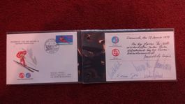 Autogrammkarten Ski WM 1978 Garmisch und Lathi