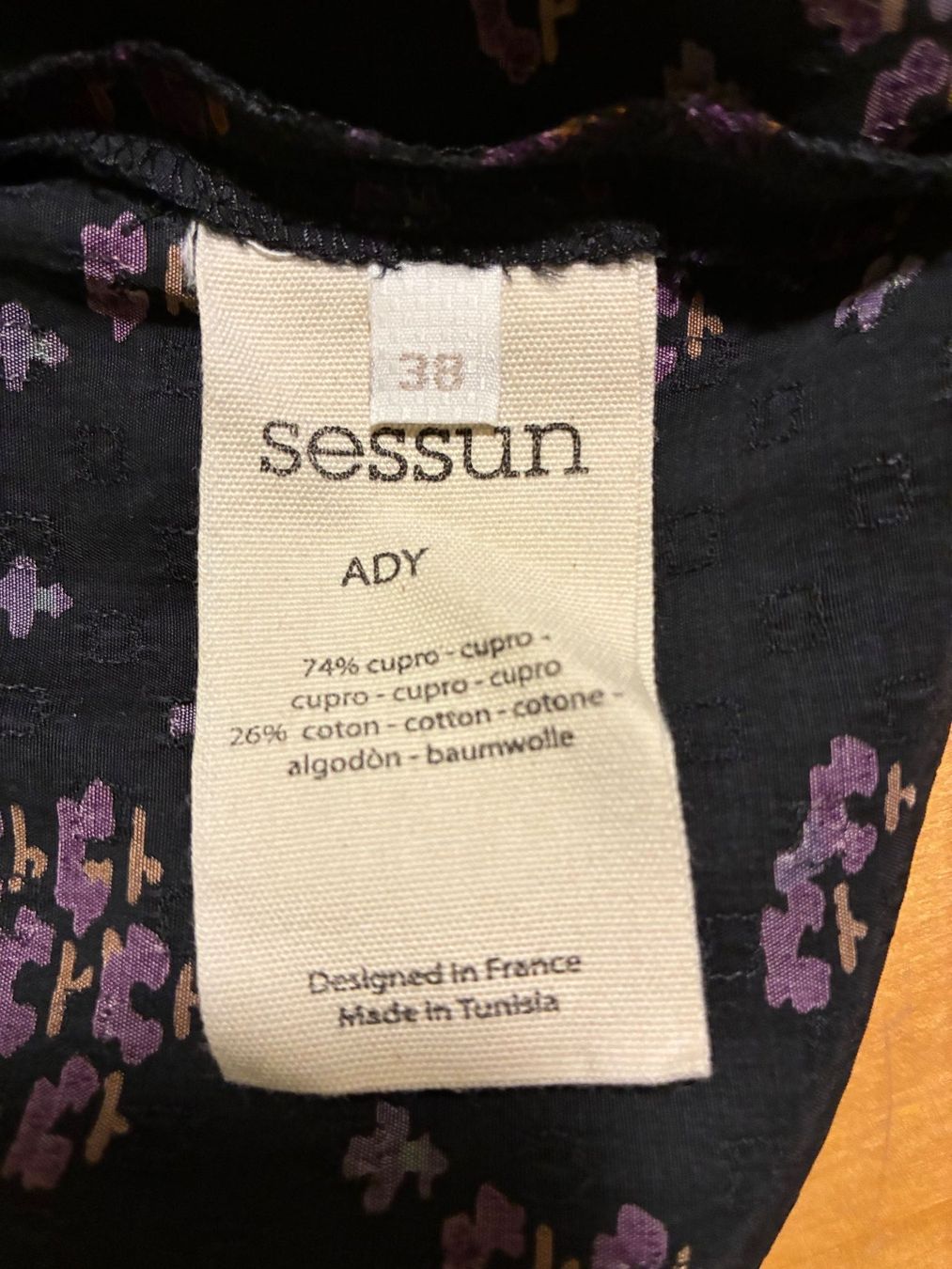 Sessun Gonne: Sessun Sommerrock schwarz mit Blumen 38 – Usato da Schaffhausen venduto da FannyUsedom 4