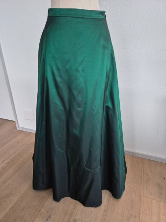 Dunkelgrüner, eleganter Rock, Abendkleid, Grösse 40