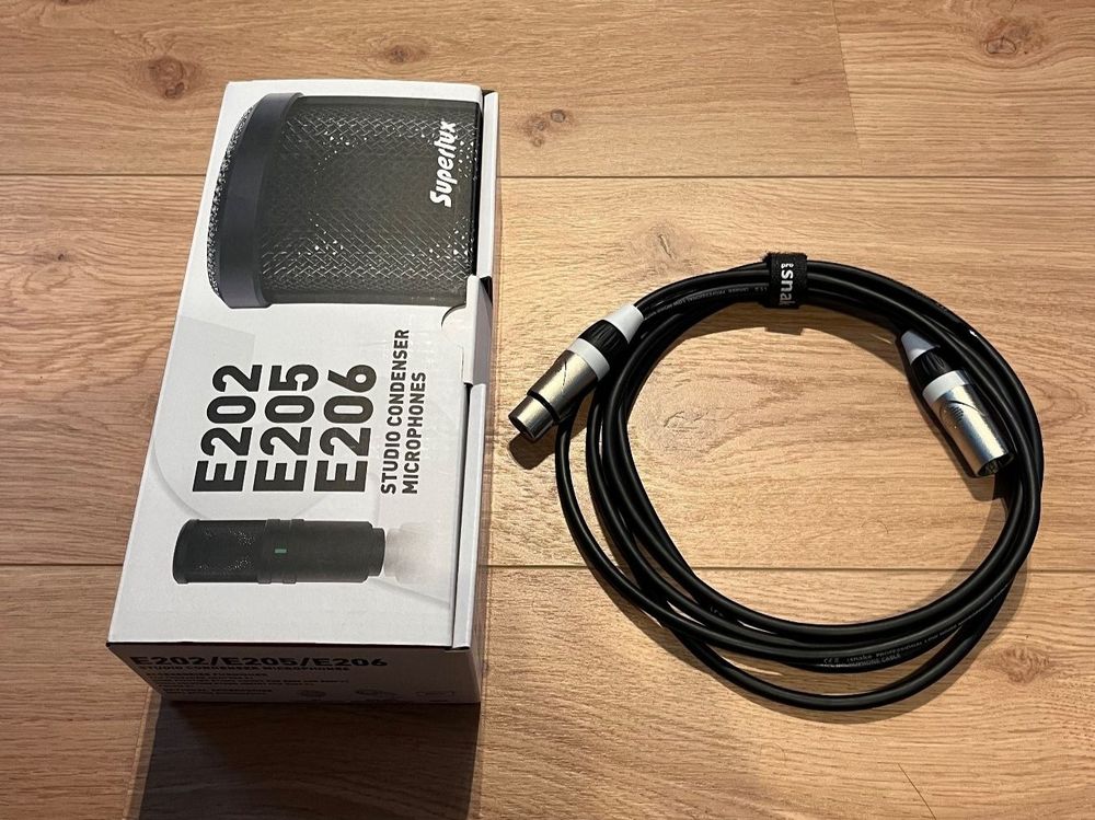 Microphone Superlux E205 mit Originalverpackung (Gebraucht) in Sennwald ...