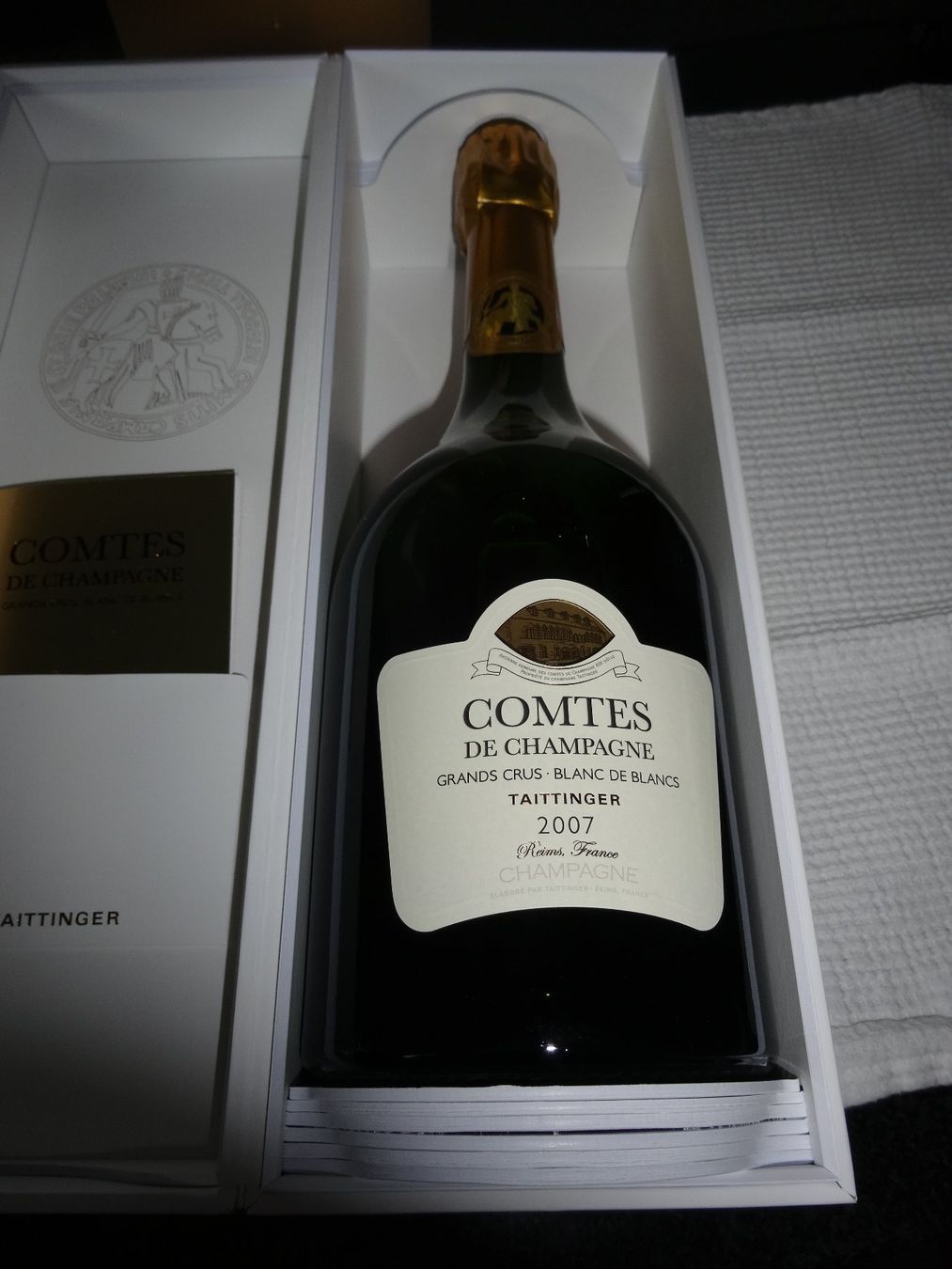Taittinger Wein: Champagner Taittinger Comtes de Champagne Blanc 2007 – Neu und originalverpackt aus Neerach von jenny062 7