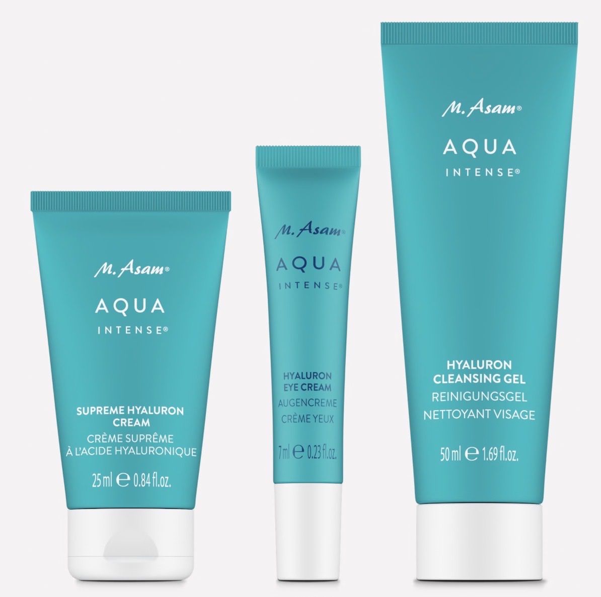 M.Asam Cura del viso: M. Asam Aqua Intense 3-teiliges Set neu – Usato da Nottwil venduto da CandyCaty 1