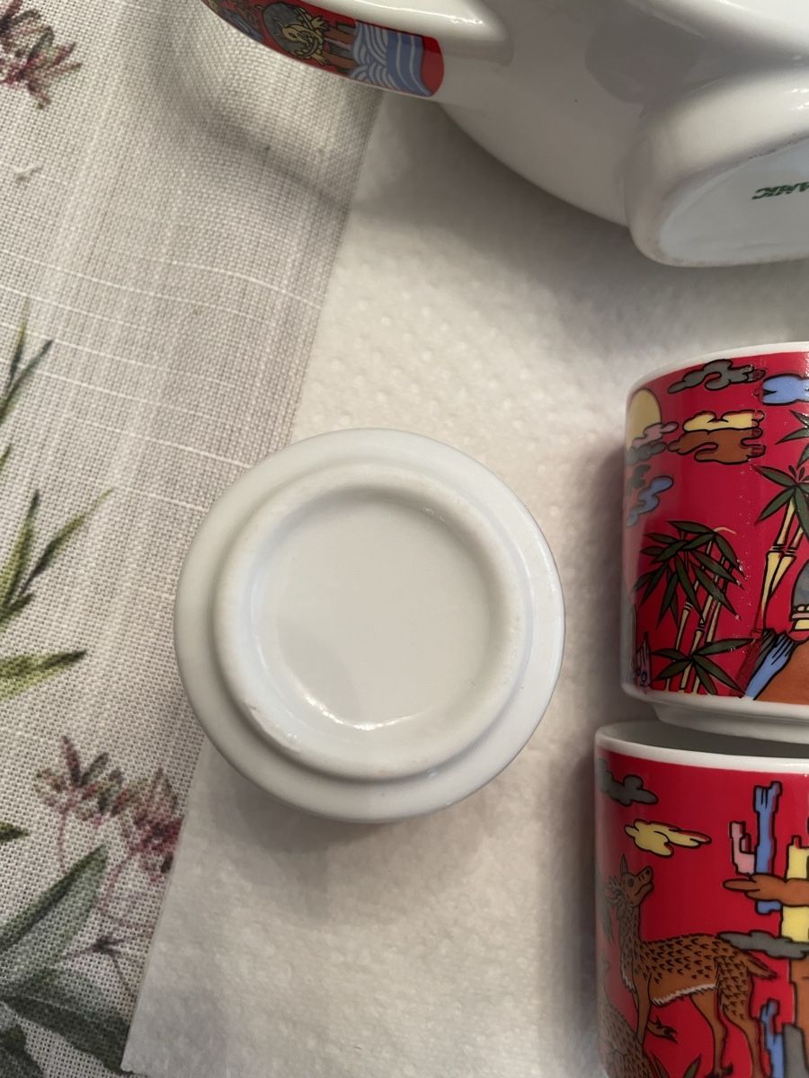 Services de table: Koreanisches Keramik Sake/Teeset – D'occasion à Baden par CeDe22 2