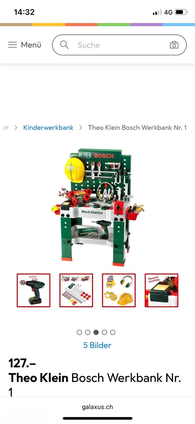 Spielzeuge: Bosch Work Station – Gebraucht aus Bolligen von Noeggeli10 5