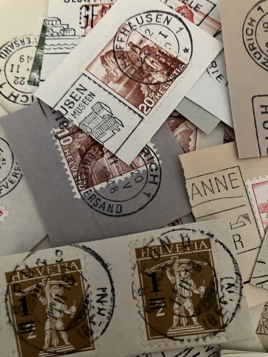 Alle Briefmarken: Briefmarken mit stemmpel – Gebraucht aus Bettwiesen von Jumpingfox 3