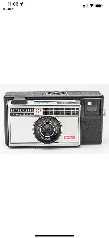 Kamera: Kodak Instamatic 224 with original leather case – Gebraucht aus Melide von cla_g5fs 1