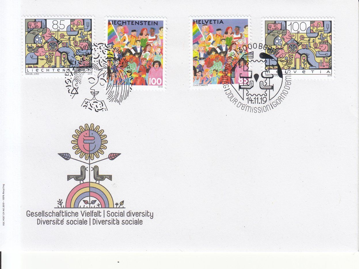 Tutti i francobolli: SBK 1756 - 1757 Combo FDC mit FL – Usato da Bürglen TG venduto da StampGraf